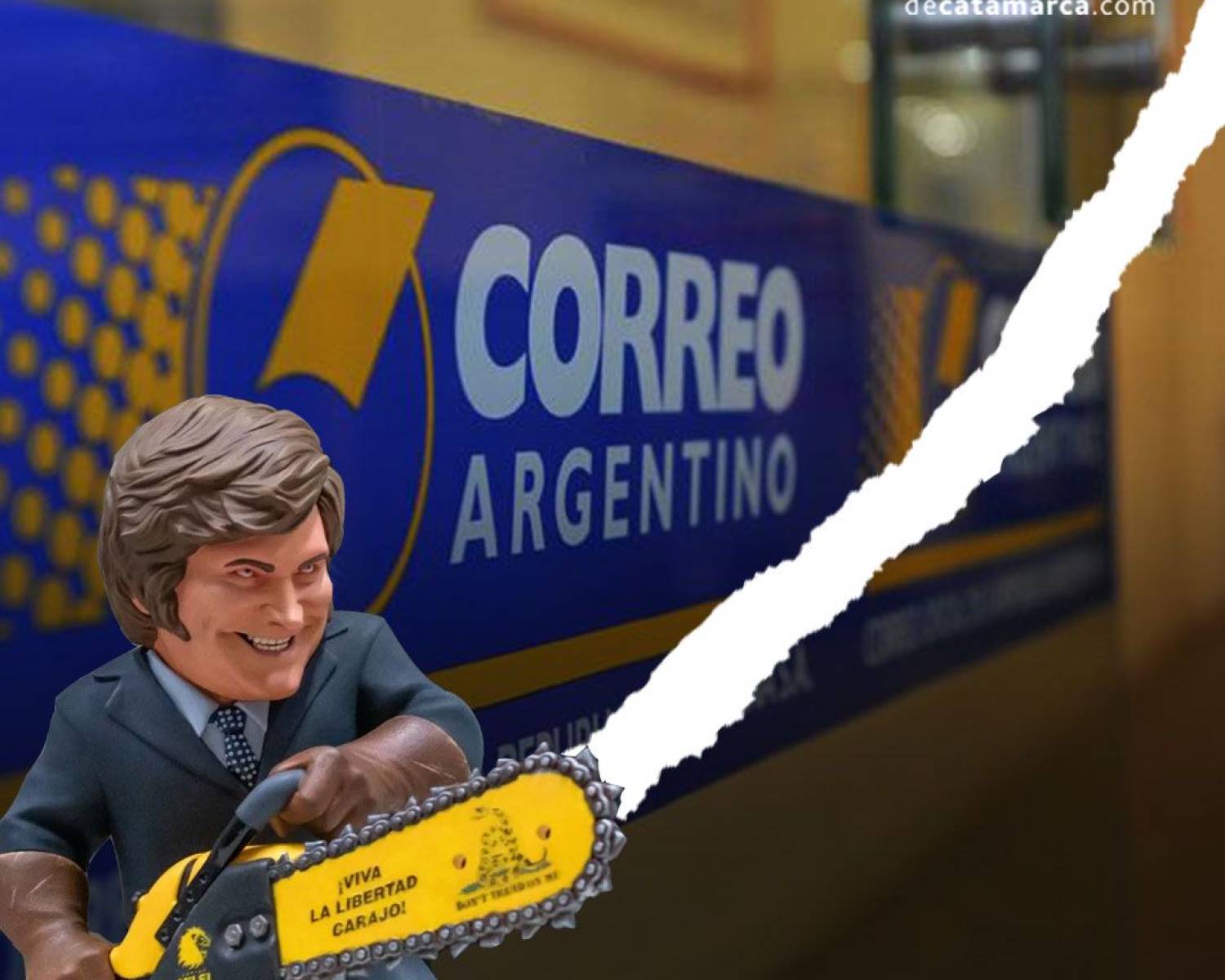 Más motosierra: El lunes 10 trabajadores serán cesanteados en el Correo Argentino