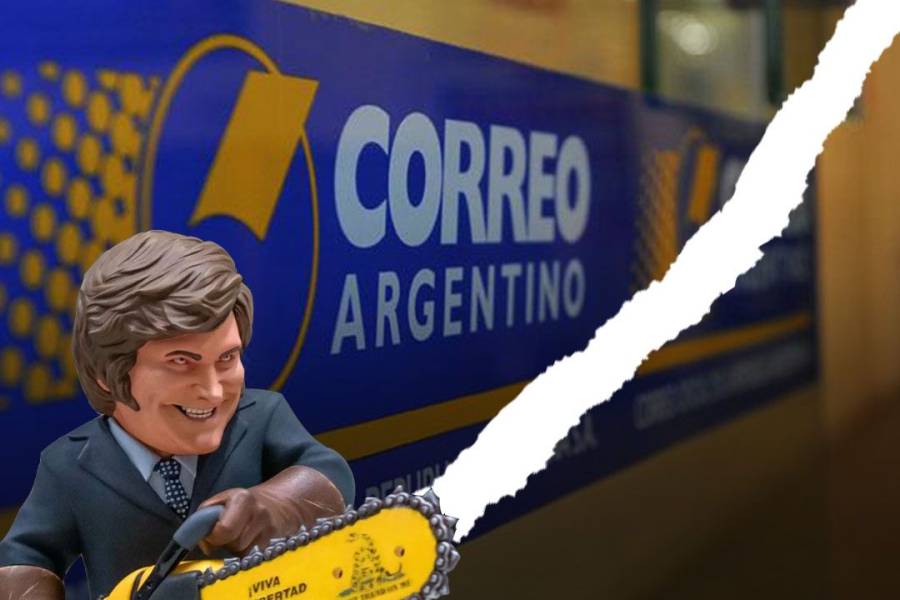 Más motosierra: El lunes 10 trabajadores serán cesanteados en el Correo Argentino
