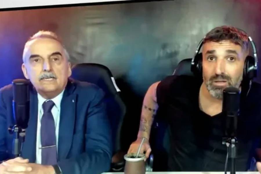 A las piñas por streaming: panelista libertario atacó a Eduardo Belliboni y Guillermo Moreno los separó