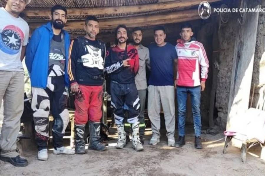 Rescataron a tres enduristas extraviados en el camino viejo a El Rodeo