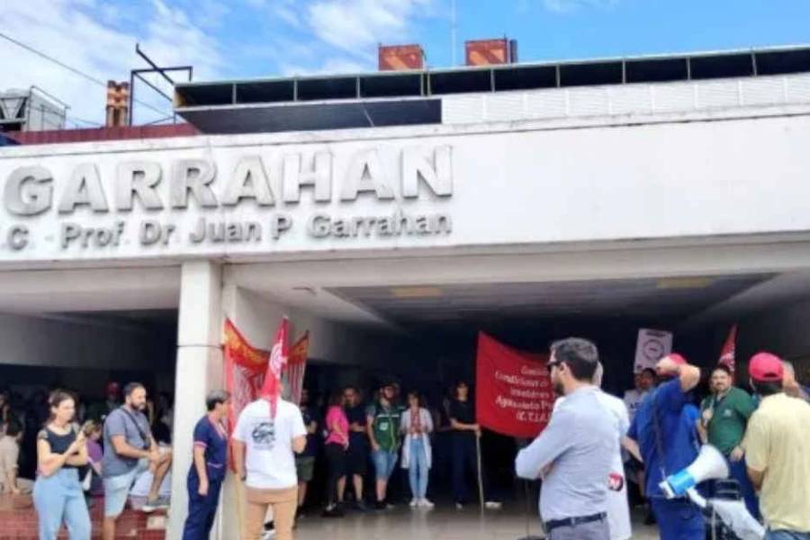 Protesta en el Hospital Garrahan: trabajadores denuncian ajuste y pérdida de personal