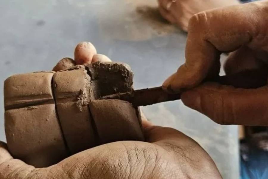 Interesante taller de elaboración de instrumentos de cerámica