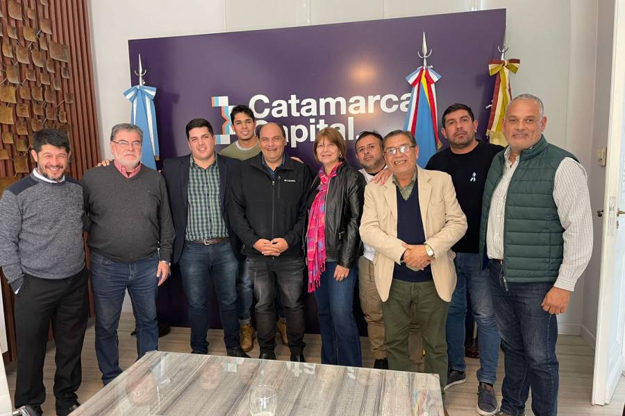 Gustavo Saadi se reunió con representantes de diversos partidos políticos 
