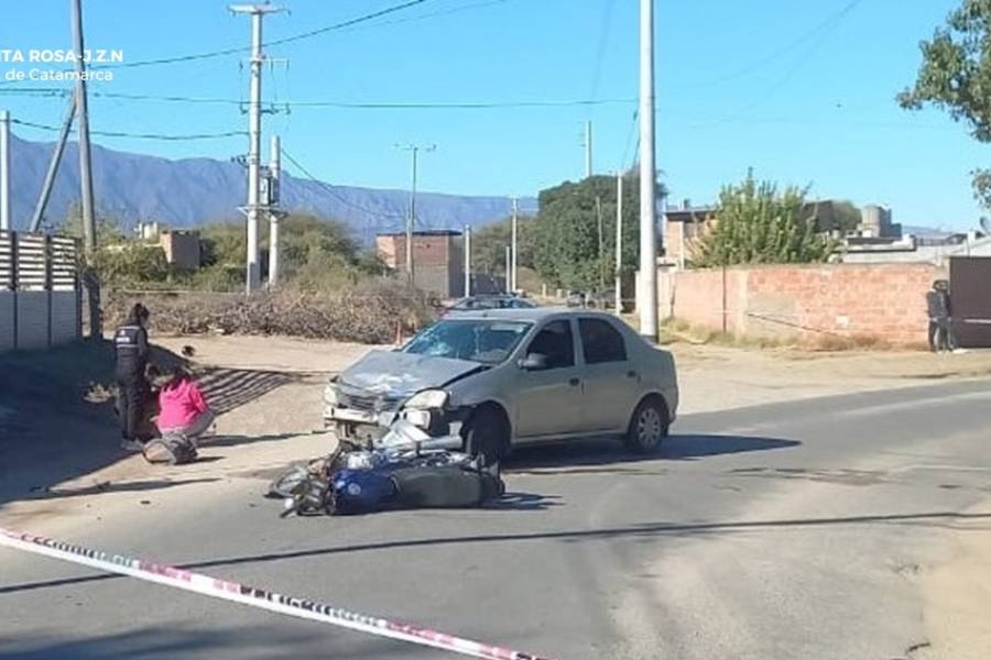 Tragedia en Santa Rosa: Motociclista murió tras ser impactado por un auto