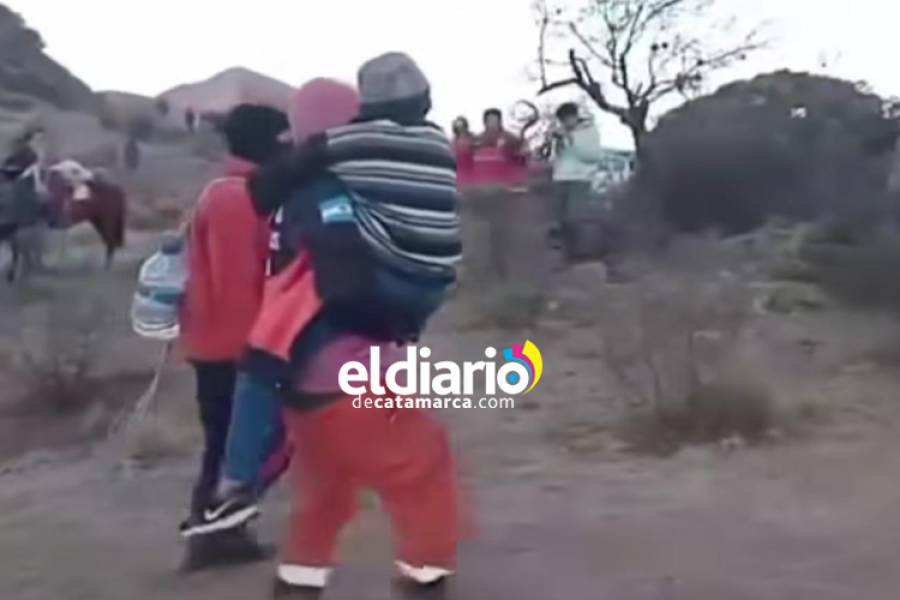 Encuentran  con vida al niño baqueanito perdido en los cerros de Andalgalá