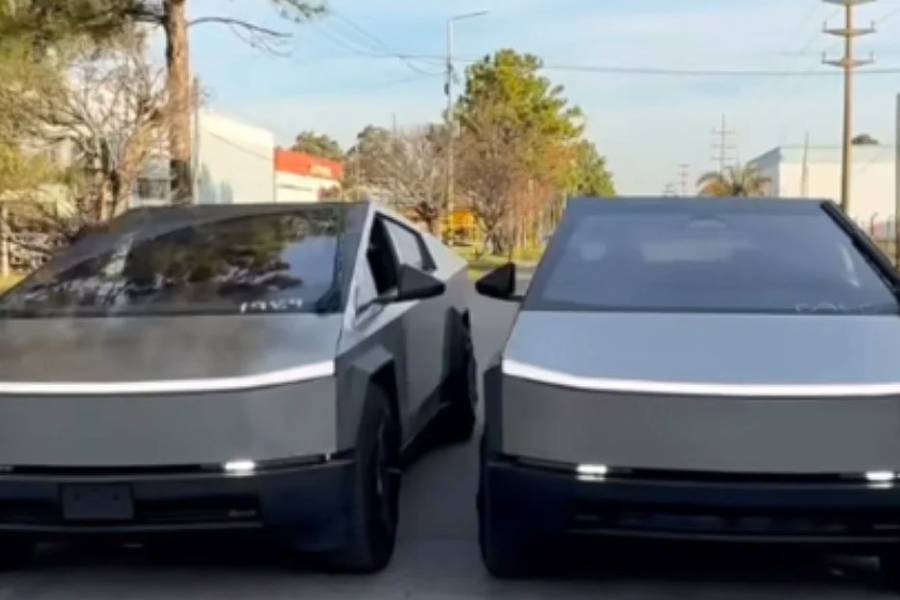 Elon Musk ya tiene su pickup eléctrica en Argentina: dos Cybertruck producidas por Tesla circulan en el país