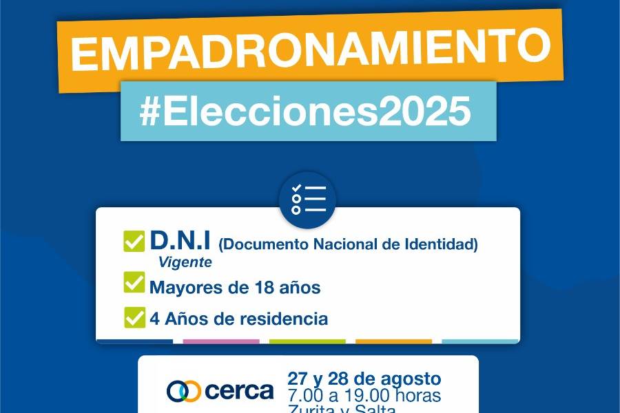 La Capital Convoca a personas migrantes para el empadronamiento electoral