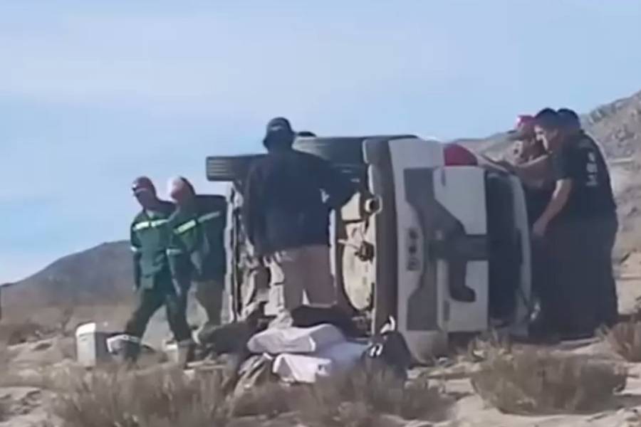 Turistas oriundos de Bs As sufrieron vuelco en Belén