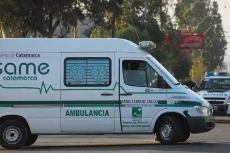Adolescente resultó herido tras chocar contra un camión de Bomberos