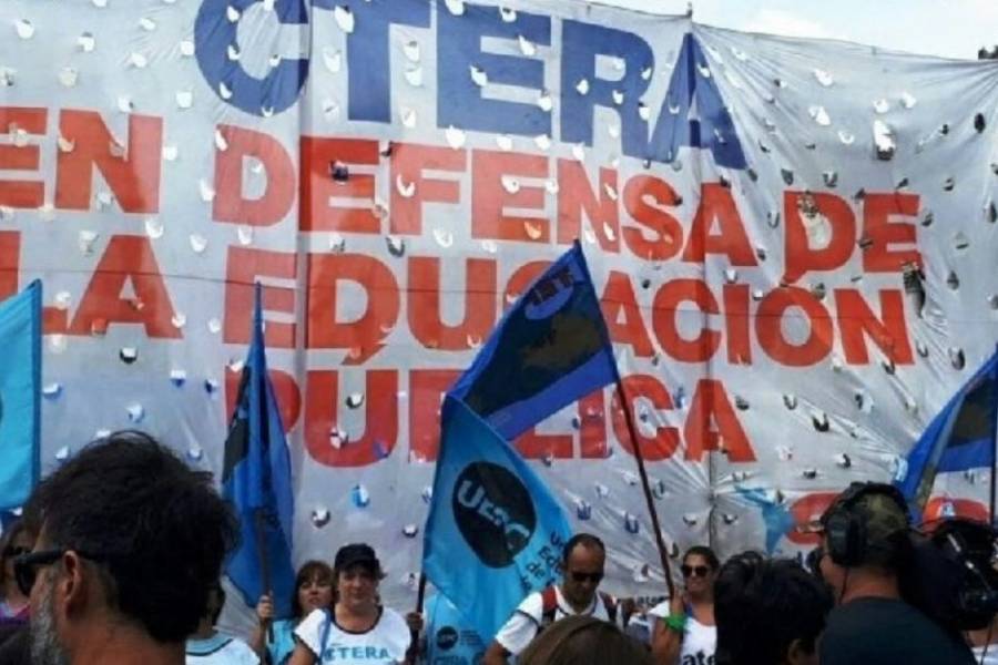 CTERA convocó a medidas de fuerza en reclamo a Ley de Financiamiento Educativo