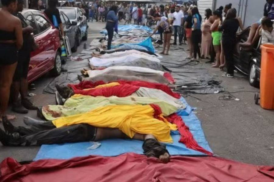 Identificaron a la mayoría de los muertos en Río de Janeiro: la policía aseguró que 78 tenían antecedentes