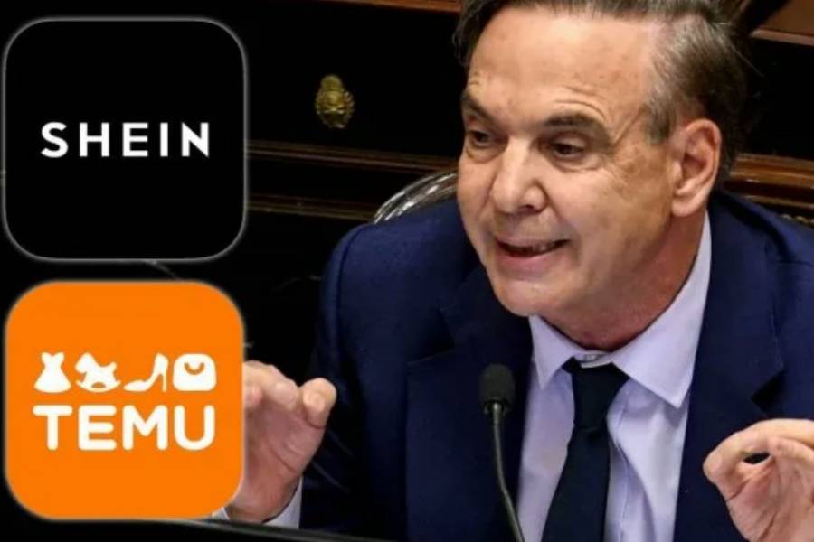Pichetto anunció un proyecto para arancelar la importación de productos vía Shein, Temu y otras plataformas