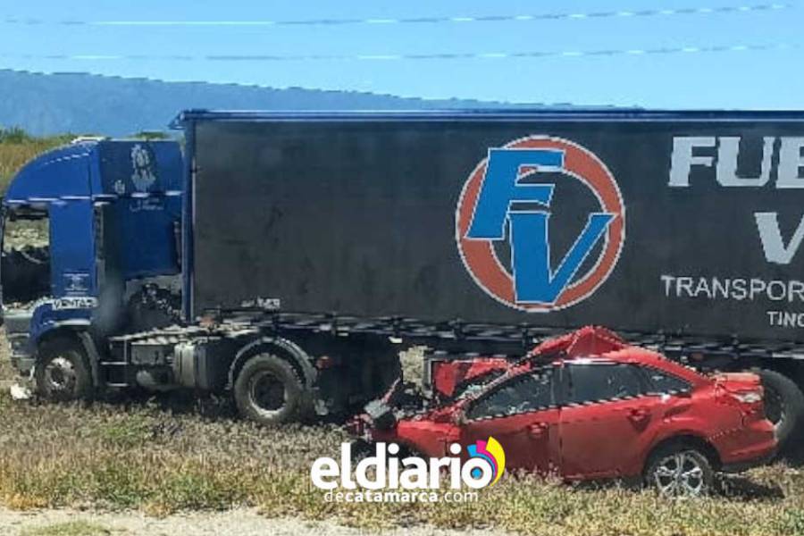 Muere un vecino de Valle Viejo en choque frontal