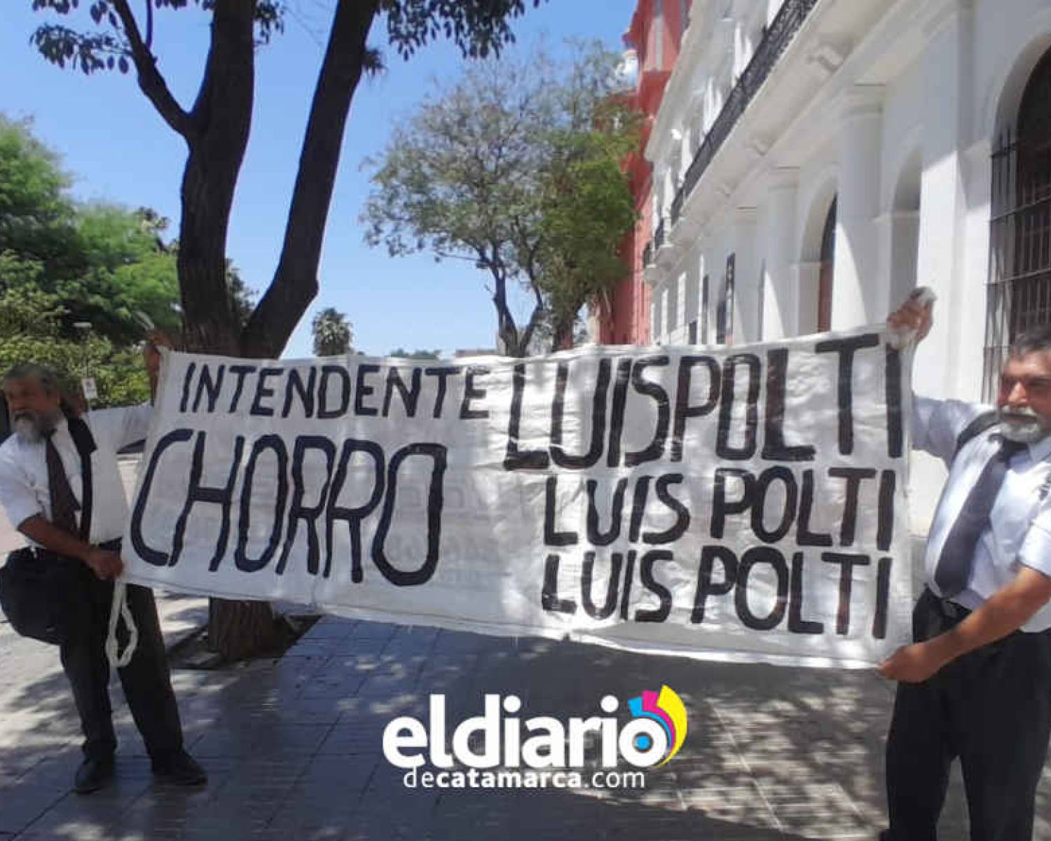 Denuncian al intendente Luis Polti de usurpar un yacimiento en La Paz 