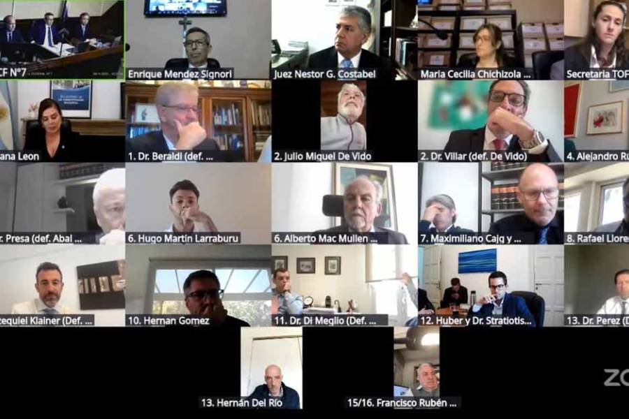 Juicio Cuadernos: finaliza la lectura de las acusaciones por los escritos de Centeno