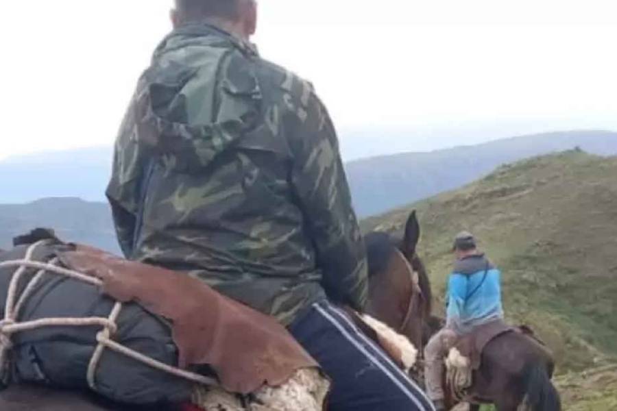 Rescatan a un peregrino exhausto en plena travesía de fe hacia la Virgen del Valle