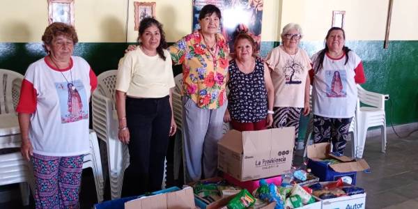 De la fe a la mesa: La solidaridad mariana llegó a comedores y comunidades vulnerables