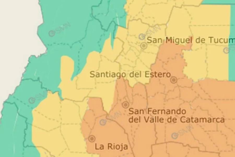 Habrá tormenta para Noche Buena y la Navidad en Catamarca
