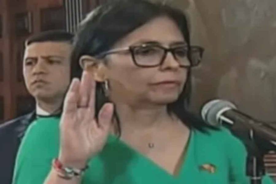 Delcy Rodríguez juró como nueva presidenta de Venezuela tras la captura de Nicolás Maduro: 