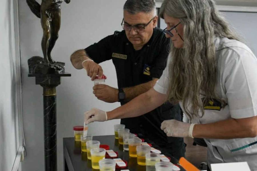 Narcotest para las máximas autoridades de la Policía de Córdoba