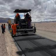 Avanza la pavimentación de la Ruta Provincial 43 entre Antofagasta de la Sierra y Salta 