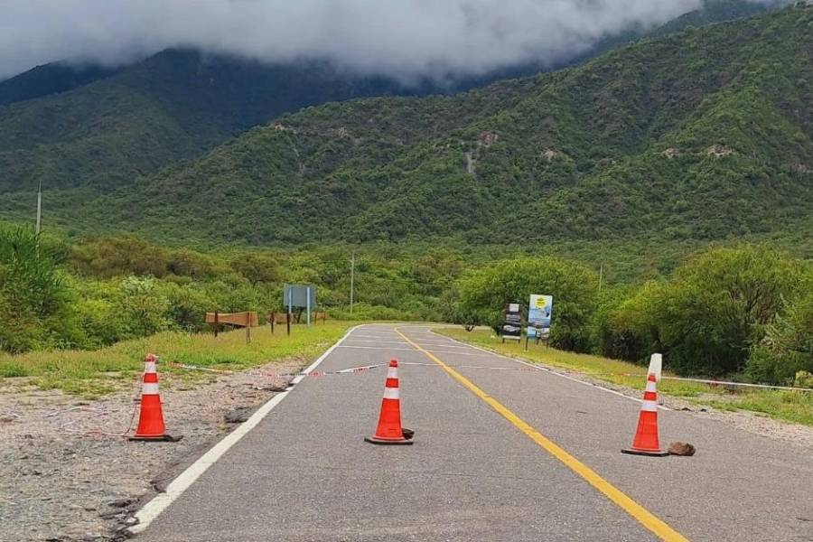 Corte total en la Cuesta del Portezuelo por tareas de mantenimiento