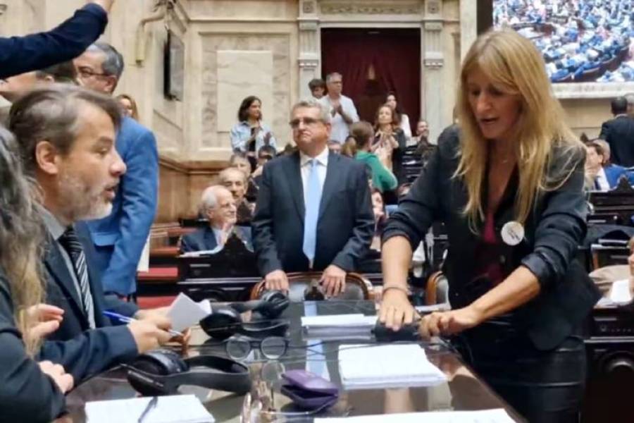 La Libertad Avanza pidió la expulsión de la diputada K que desenchufó cables para boicotear la sesión de la reforma laboral