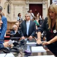 La Libertad Avanza pidió la expulsión de la diputada K que desenchufó cables para boicotear la sesión de la reforma laboral
