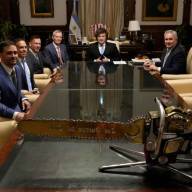 Javier Milei recibió en Casa Rosada el empresario Peter Thiel