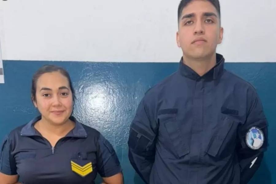 Efectivos policiales salvaron una bebé de 14 días de vida