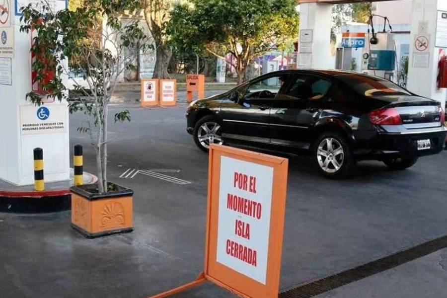 Cortan el suministro de gas a estaciones de servicio e industrias