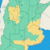 El SMN emitió alertas amarillas y naranjas por vientos fuertes: las provincias que afectan