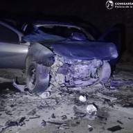 Un bebé y 10 adultos heridos tras colisión frontal en La Cébila