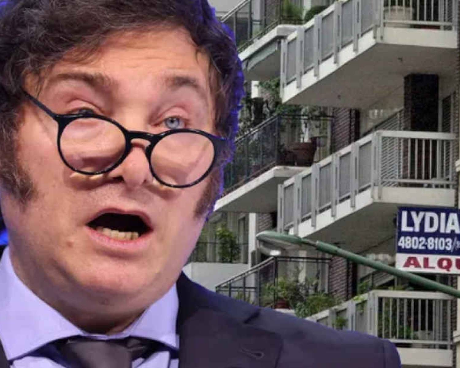 Javier Milei dice que los alquileres bajaron, pero en realidad casi triplicaron la inflación