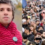 Tensión en vivo: Robertito Funes Ugarte criticaba a los ricoteros pero la producción no le bajaba la música