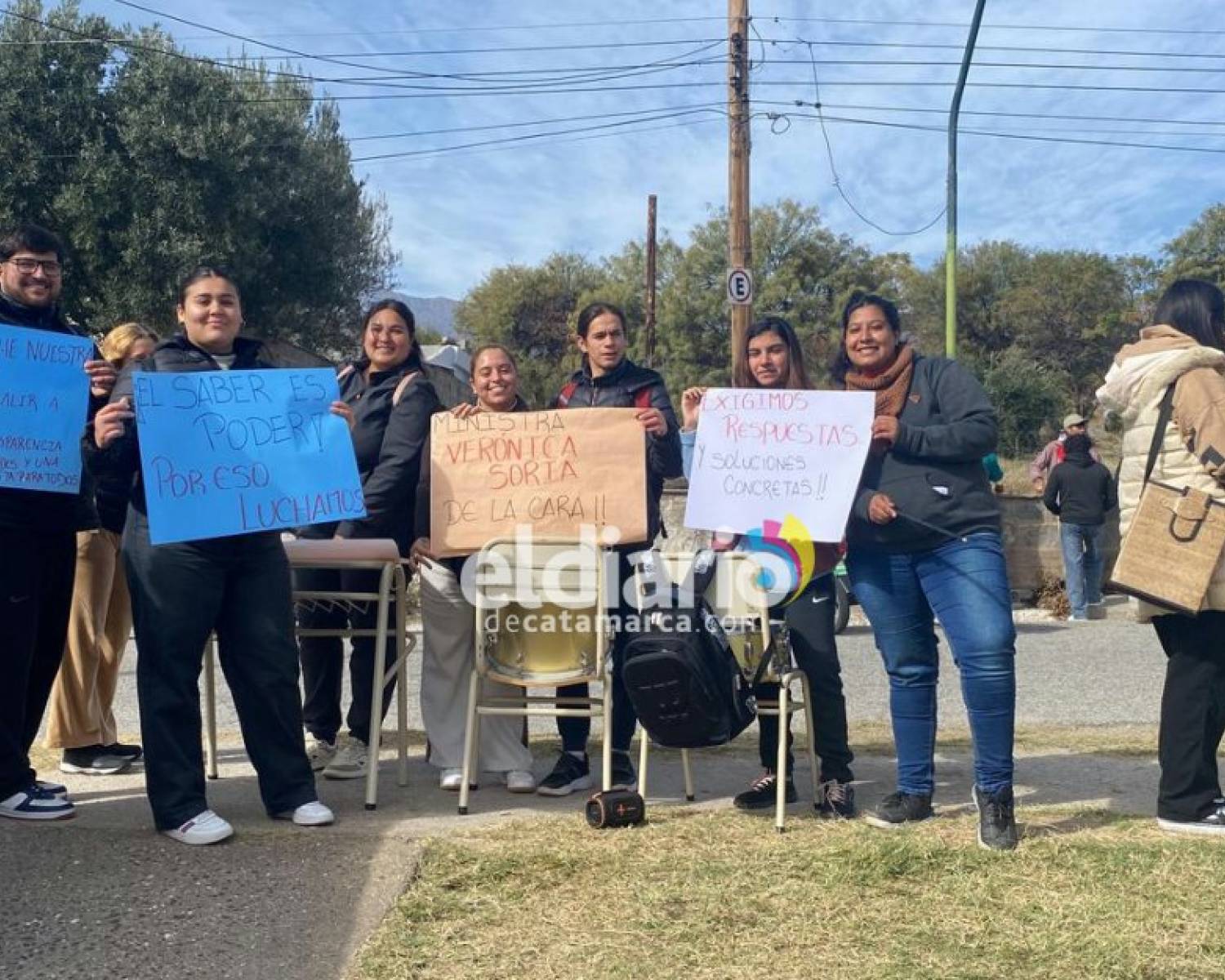 Estudiantes planean corte de ruta ante la visita del gobernador a Pomán