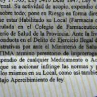 Banco de medicamentos: Colegio de Farmacéuticos intimó mediante carta documento a Javier Galán a que desista 