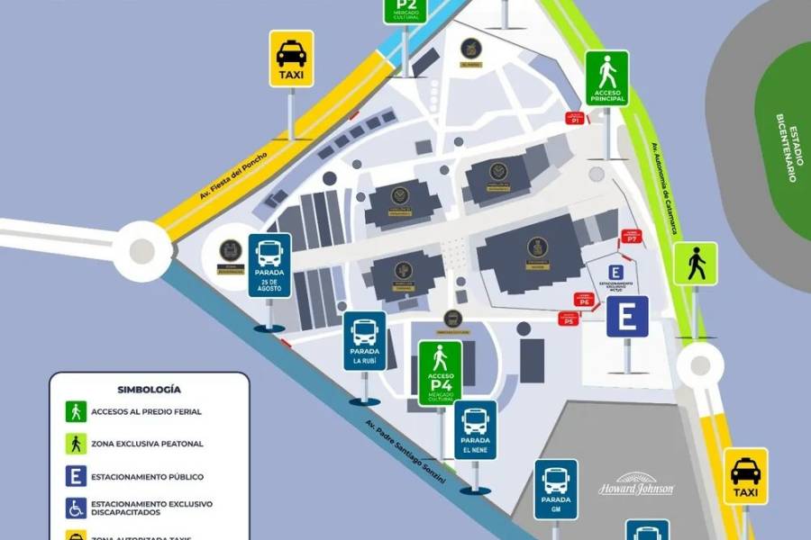Fiesta del Poncho 2026: Habrá cambios en zonas de estacionamientos y paradas de colectivos
