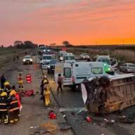 Accidente en Córdoba: las 16 nenas que iban en el micro que chocó en la Ruta Provincial 4 recibieron el alta