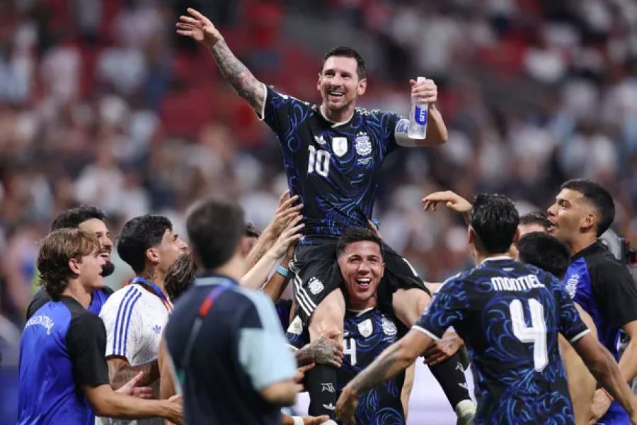 Lionel Messi, para los argentinos: 