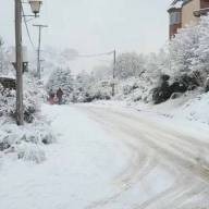 Temporal de nieve en Río Negro: suspendieron las clases y hay cortes preventivos