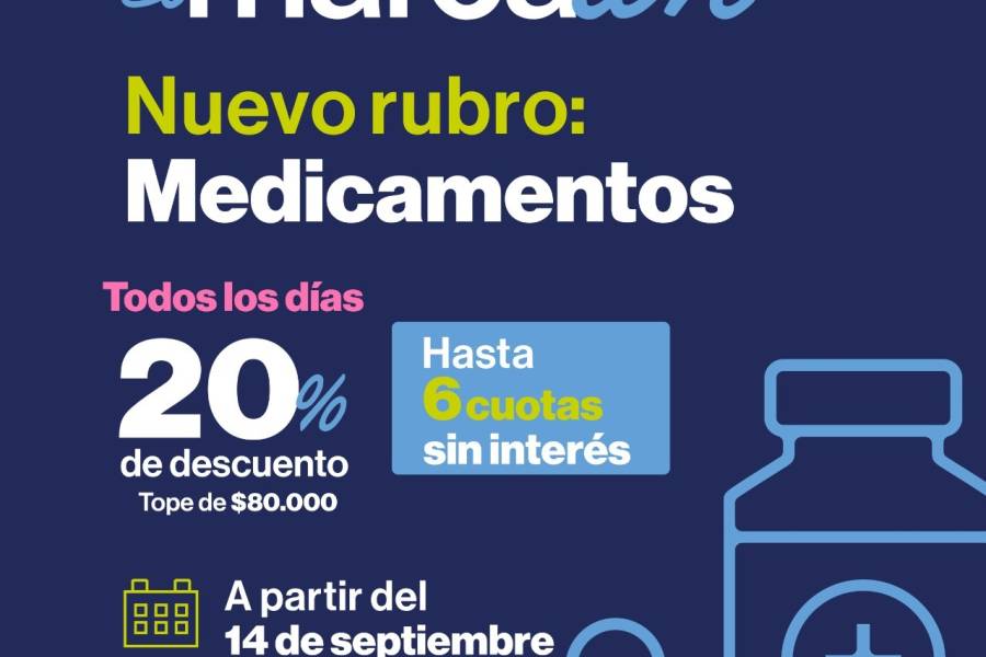 Marcatón Medicamentos comenzarán a operar desde el 14 de septiembre