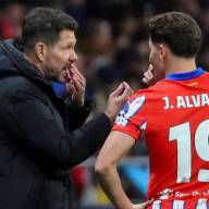 El Cholo Simeone elogió a Álvarez tras la derrota del Atlético de Madrid: “Se hizo cargo de la pelota”