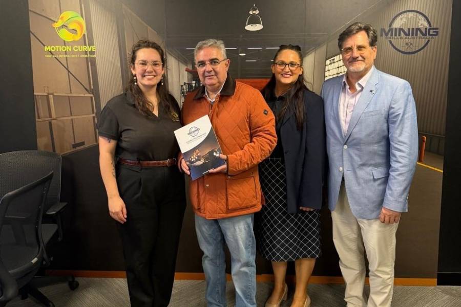 Raúl se reunió con empresa australiana especializada en capacitación minera