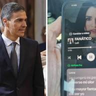 “Fanático”: Pedro Sánchez le respondió a Milei con un tema de Lali