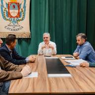 Jalil e intendentes coordinan la continuidad de obras viales en el Este y Fiambalá