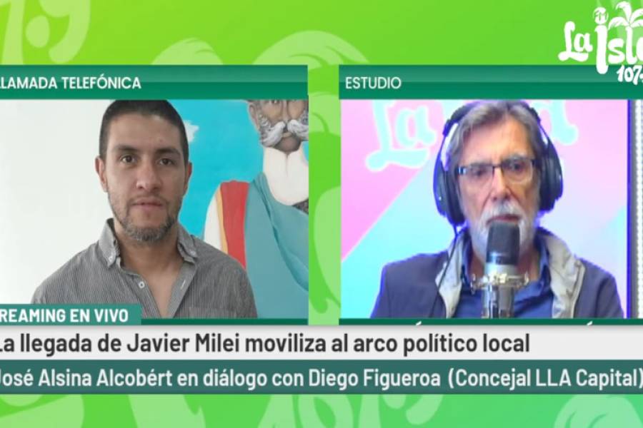 El edil Diego Figueroa ante la visita de Milei mando a bañarse a los del Partido obrero