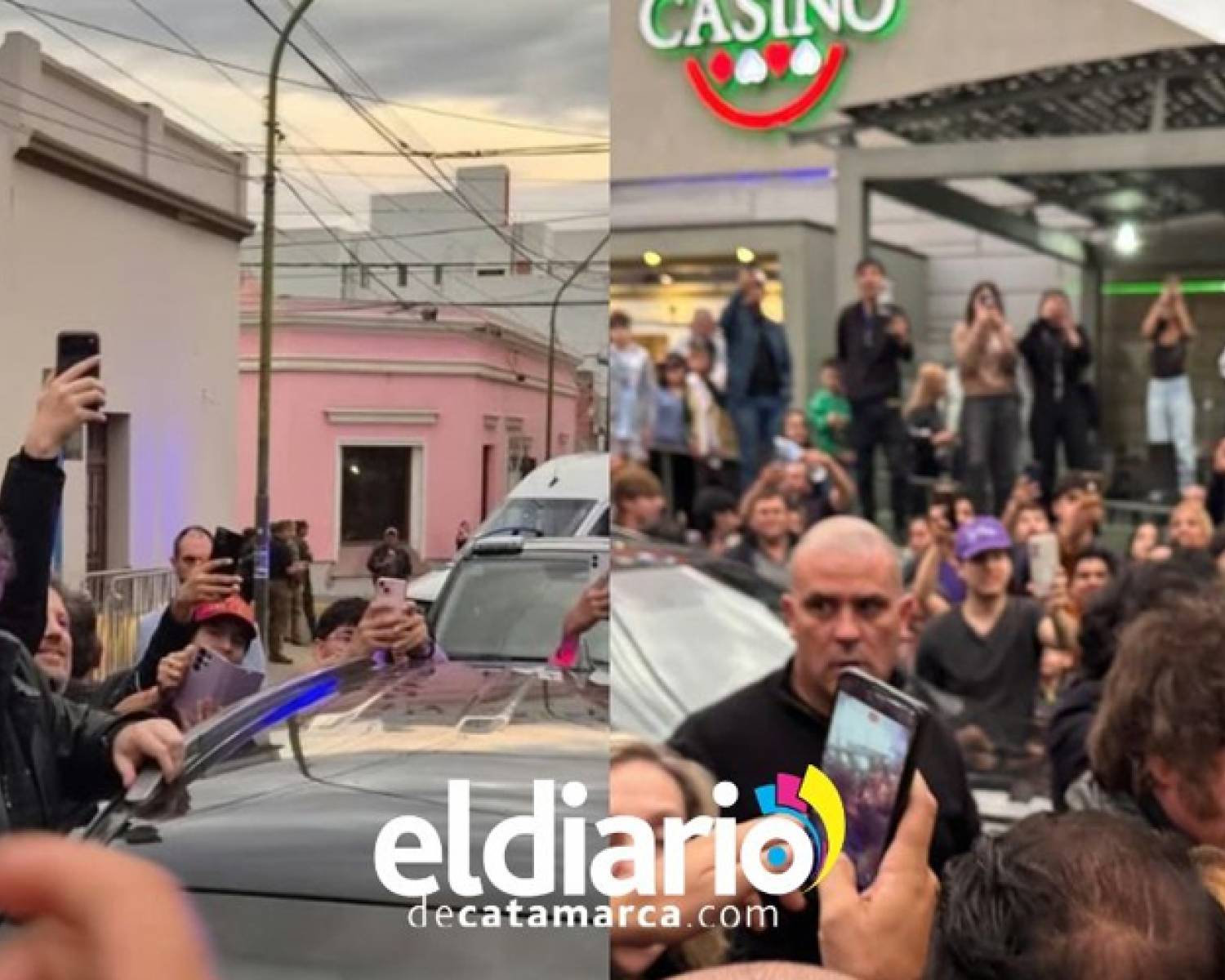 El presidente Milei llegó por primera vez a Catamarca