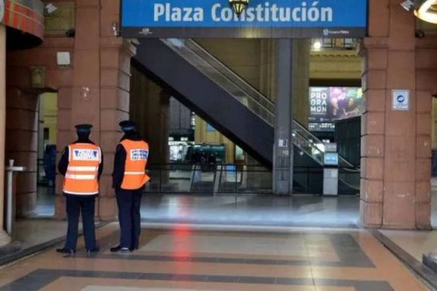 Constitución: amenaza de bomba en la estación antes de la marcha